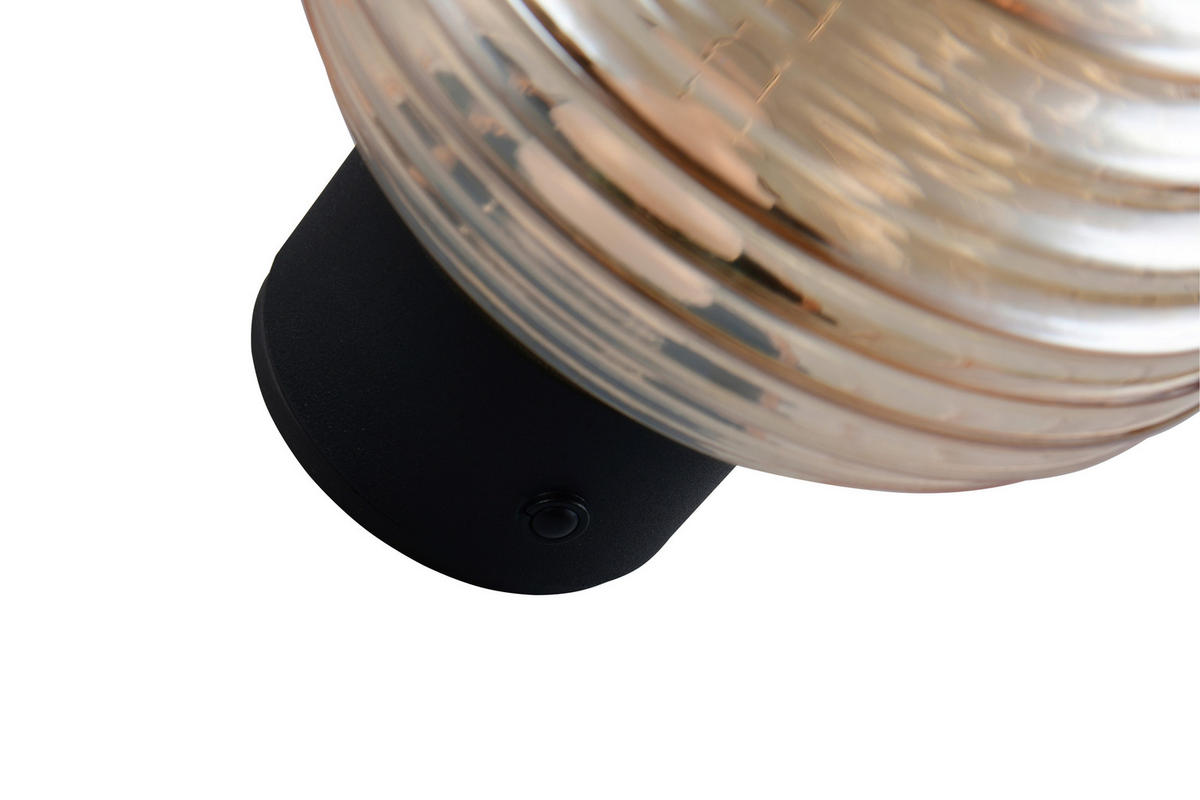 Reality LED Wandleuchte EARL mattschwarz Metall 1 Brennstellen Earl - mattschwarz - Reality