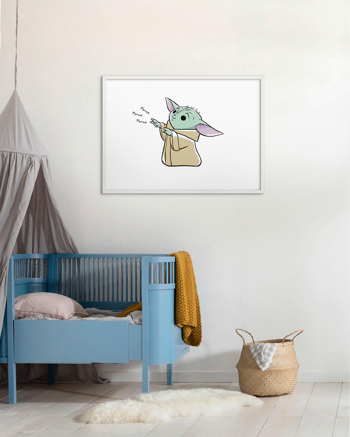 Komar Poster Mandalorian The Child Sweet Force Disney B/L: ca. 50x40 cm Mandalorian The Child Sweet Force - (50,00/40,00cm) - Komar