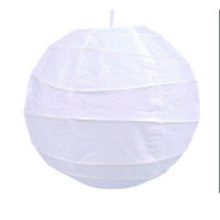 Sensation Papierschirm weiß Metall H/D: ca. 38x40 cm E27 1 Brennstellen Papierschirm_Caro - weiß (40,00/38,00cm) - Sensation