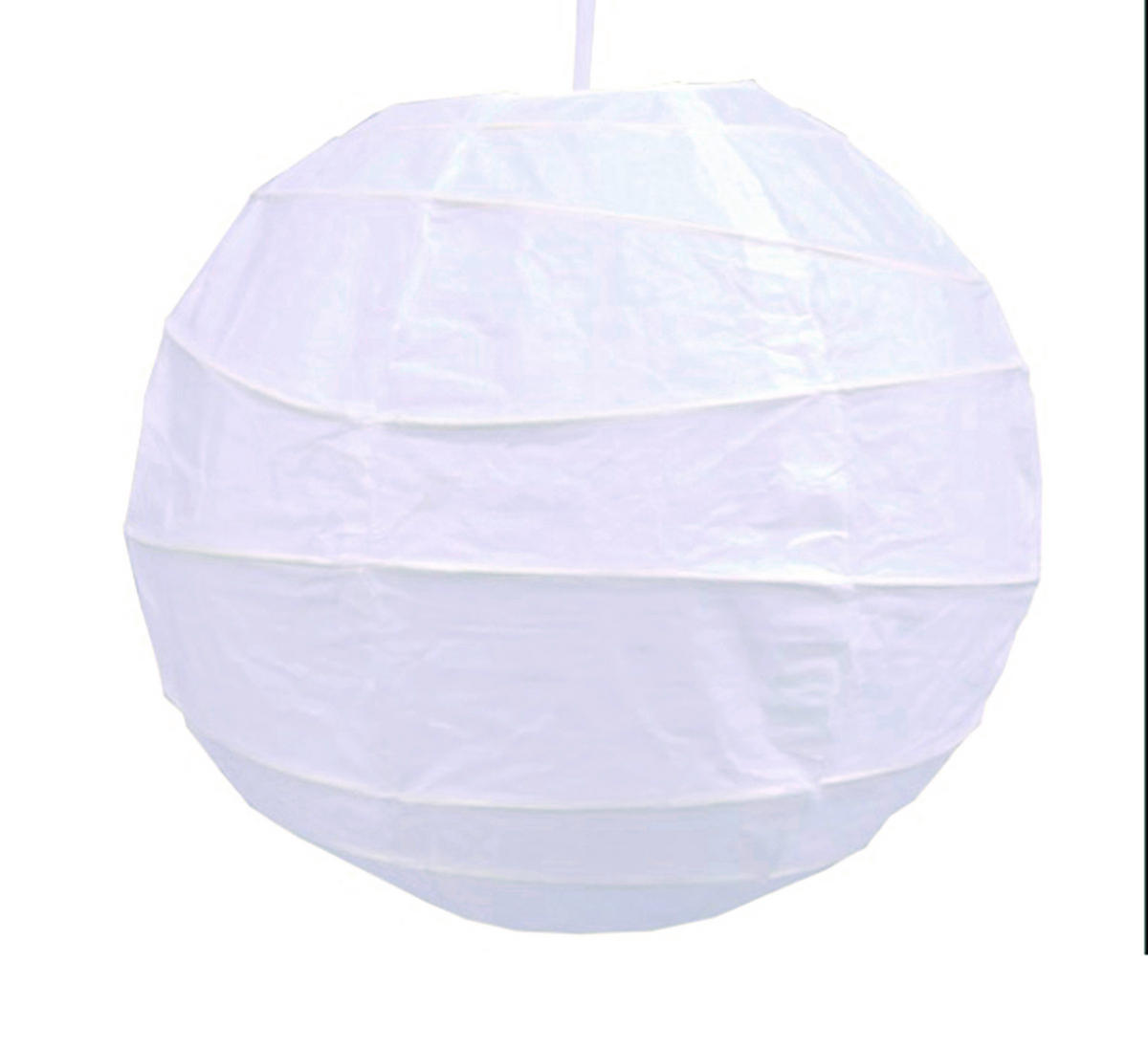 Sensation Papierschirm weiß Metall H/D: ca. 38x40 cm E27 1 Brennstellen Papierschirm_Caro - weiß (40,00/38,00cm) - Sensation