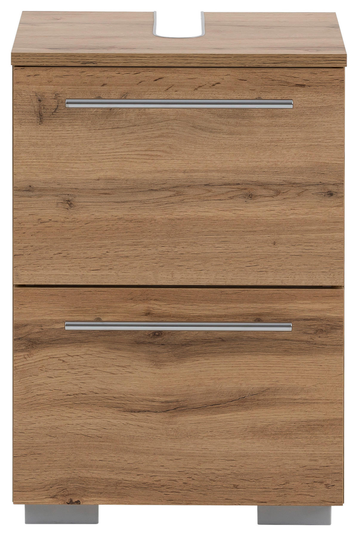 Waschbeckenunterschrank Carlos Eiche Landhaus Nachbildung B/H/T: ca. 40,2x59,1x35 cm Carlos - Eiche (40,20/59,10/35,00cm) - Möbelpartner