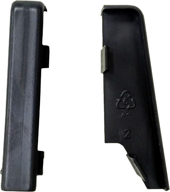 Verlängerung schwarz L/B/H: ca. 1x1x5,8 cm Verbinder Schwarz 58mm (2 Stück) - schwarz (1,00/1,00/5,80cm)