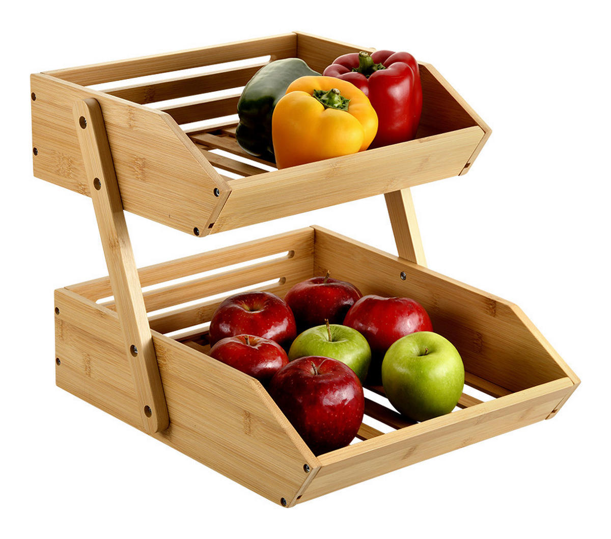 Kesper Küchenregal natur Bambus B/H/L: ca. 33x38x28 cm Küchenregal - natur (28,00/33,00/38,00cm) - Kesper