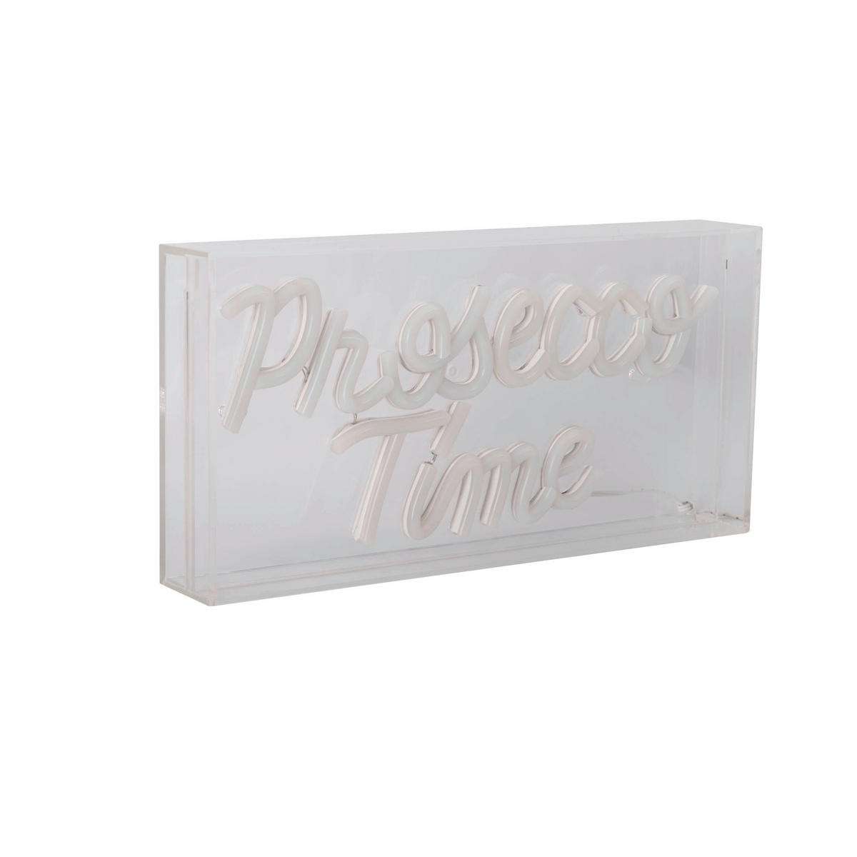 Näve Leuchten LED-Schriftzug klar Kunststoff B/H/T: ca. 30x15x4,7 cm PROSECCO TIME - klar (30,00/15,00/4,70cm) - Näve Leuchten