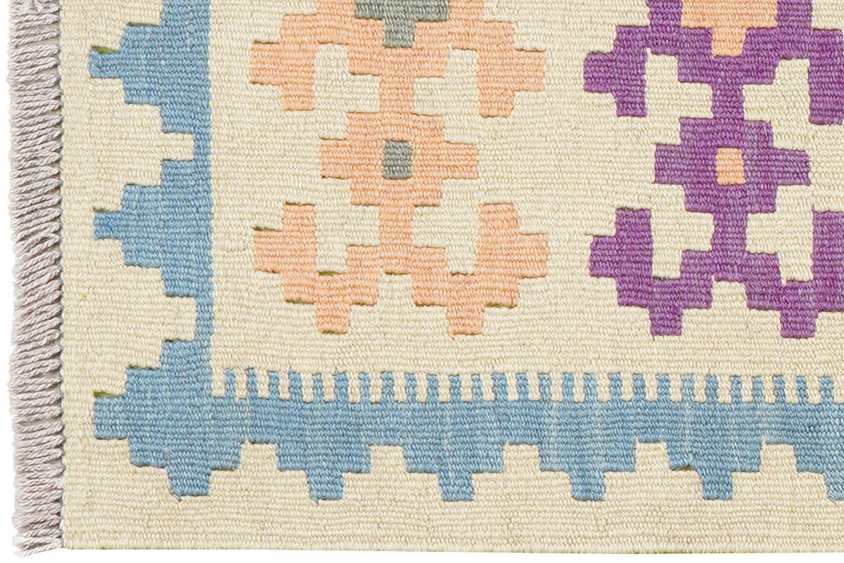 PersaTepp Teppich Kelim Gashgai beige B/H/L: ca. 60x1x90 cm Kelim Gashgai - beige (90,00/60,00/1,00cm) - PersaTepp