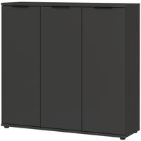 Schuhschrank 0360-547 Graphit Optik B/H/T: ca. 113x108x37 cm 0360-547 - Graphit (113,00/108,00/37,00cm) - Germania