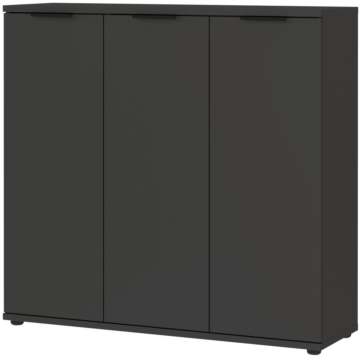 Schuhschrank 0360-547 Graphit Optik B/H/T: ca. 113x108x37 cm 0360-547 - Graphit (113,00/108,00/37,00cm) - Germania