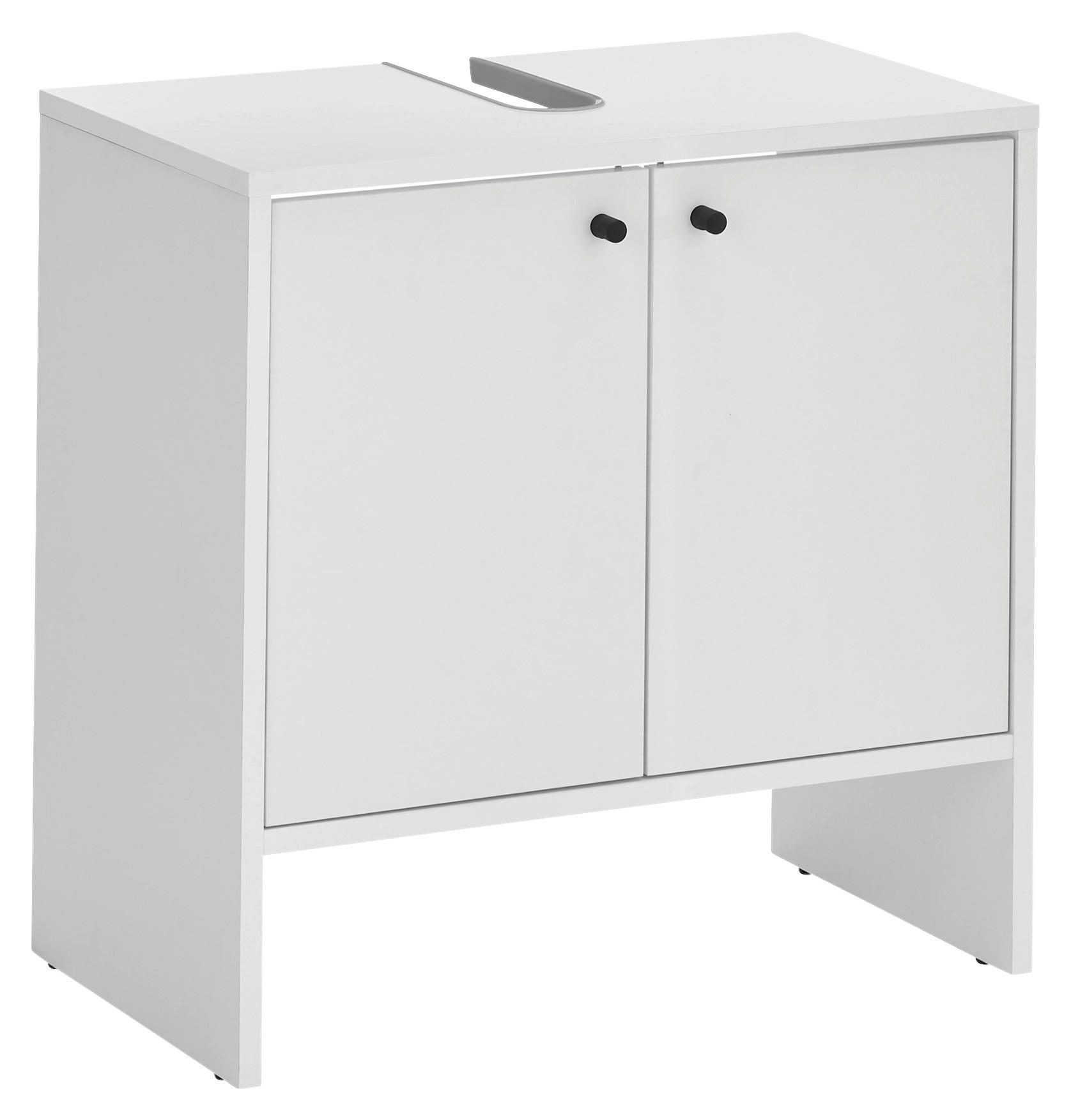 Waschbeckenunterschrank Kairo weiß B/H/T: ca. 60x60x35 cm Kairo - weiß (60,00/60,00/35,00cm)