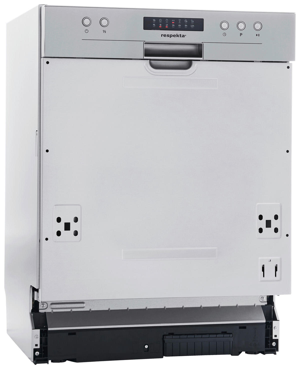 Respekta Küchenblock KB310WWCGKE178G weiß B/H/T: ca. 310x200x60 cm KB310WWCGKE178G - Beton/weiß (310,00/200,00/60,00cm) - Respekta