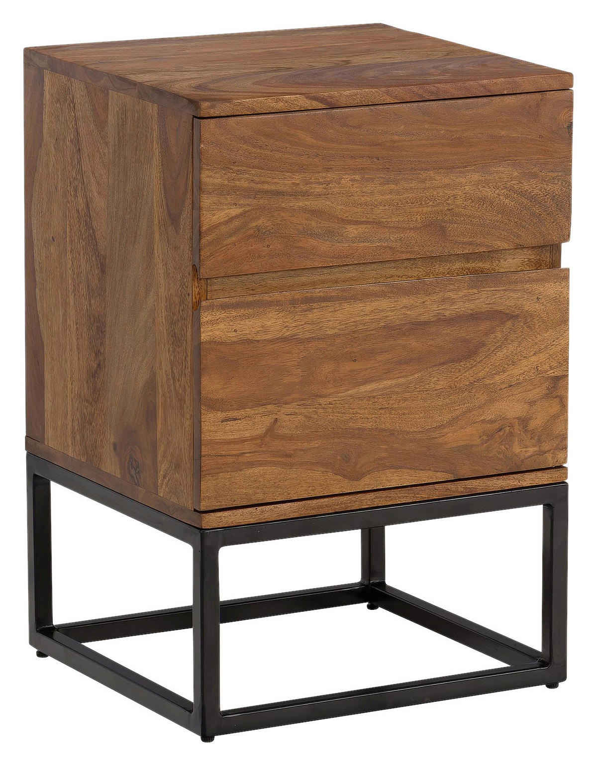 Nachtkonsole braun B/H/T: ca. 40x60x38 cm Nachtkonsole - braun (40,00/60,00/38,00cm) - Wohnling