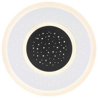 GLOBO Deckenleuchte GISELL 48133-44 weiß Opal Metall Acryl H/D: ca. 5,5x46 cm GISELL - weiß/Opal (46,00/5,50cm) - GLOBO