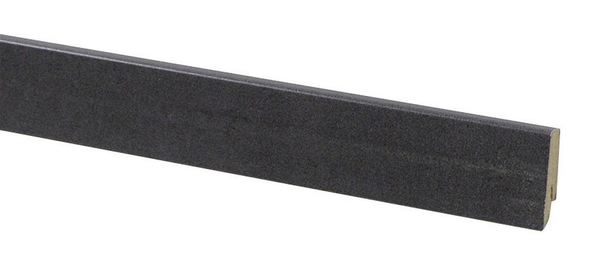 Sockelleiste schwarz B/H/L: ca. 0,18x0,58x2,4 cm Sockelleiste 58mm - schwarz (2,40/0,18/0,58cm)