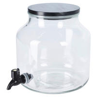Getränkespender transparent Glas Getränkespender 5,2l - transparent
