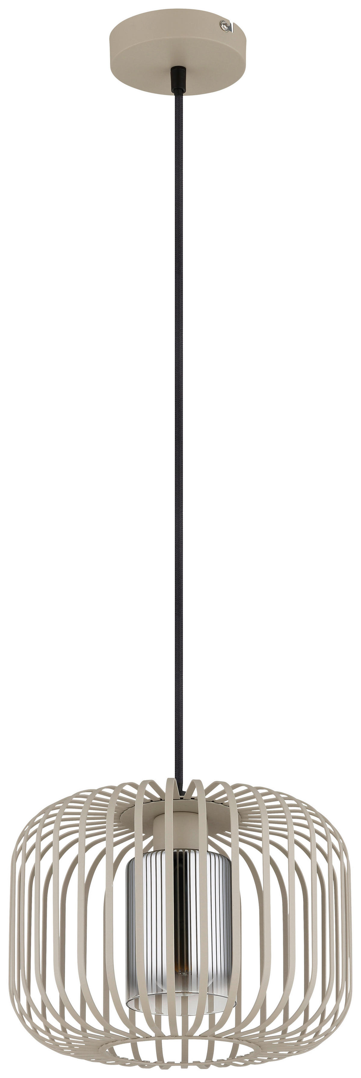 GLOBO Pendelleuchte Metall H/D: ca. 120x28 cm E27 1 Brennstellen Alfred - (28,00/120,00cm) - GLOBO