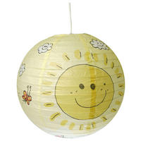 Niermann Pendelleuchte Sunny gelb Papier D: ca. 40 cm Pendelleuchte_Papierballon_Sunny - gelb (40,00cm) - Niermann