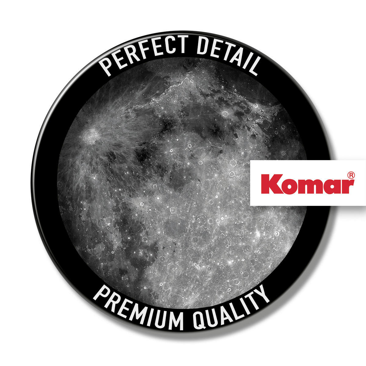 Komar Fototapete Moon D: ca. 125 cm Moon - (125,00cm) - Komar