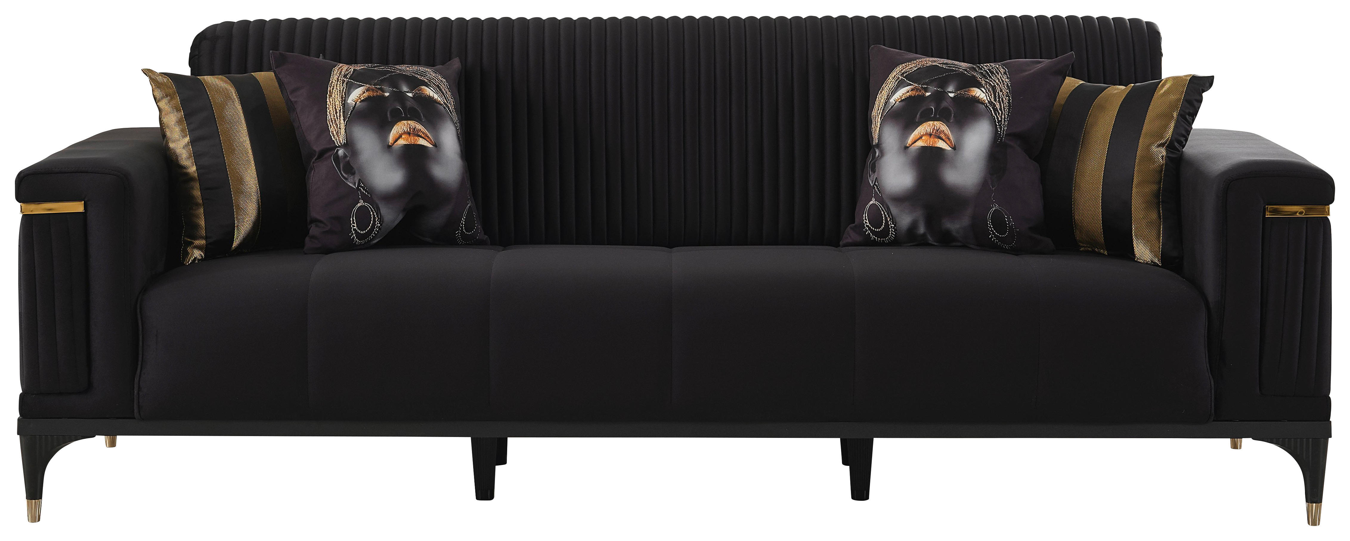 Funktionsgarnitur Quanto schwarz Microfaser Quanto - schwarz
