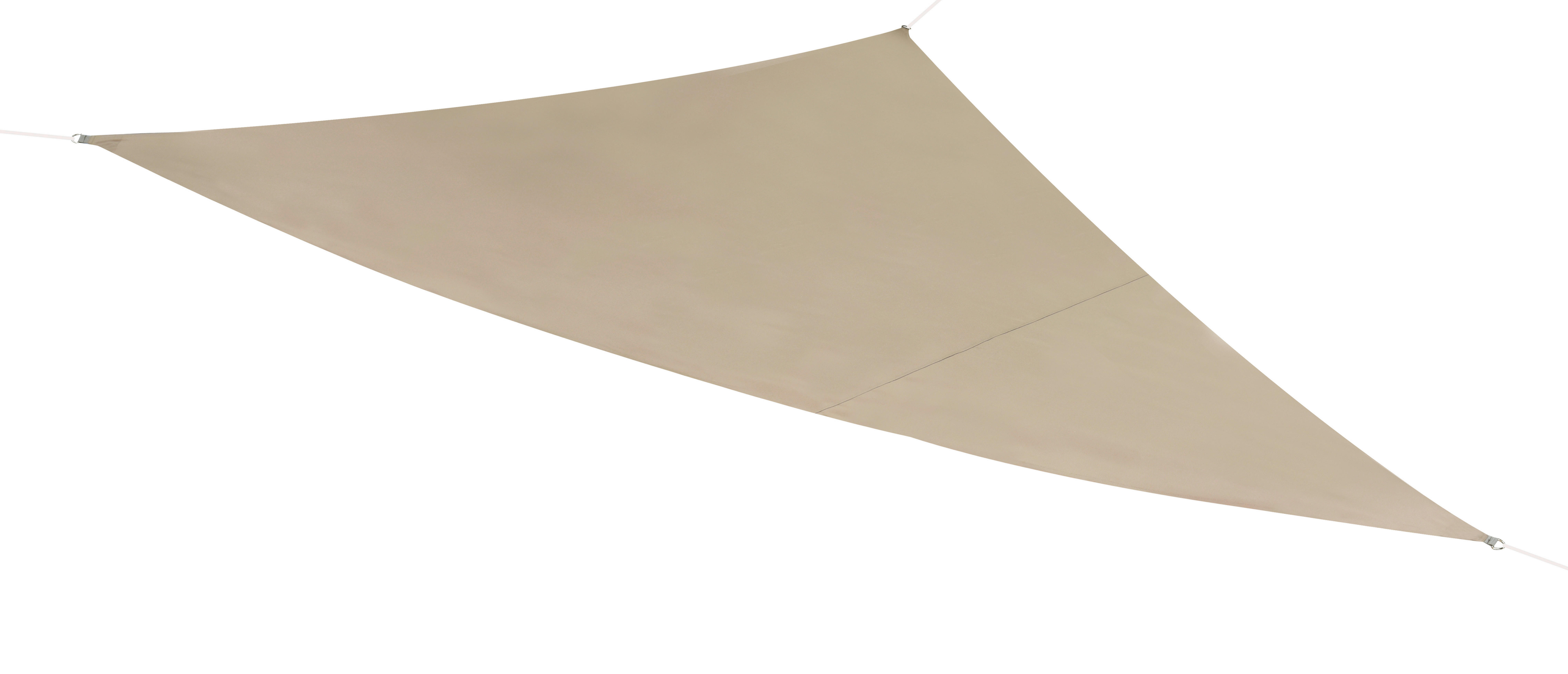 POCOline Sonnensegel taupe Polyester B/H/L: ca. 300x300x300 cm Sonnensegel - taupe (300,00/300,00/300,00cm) - POCOline