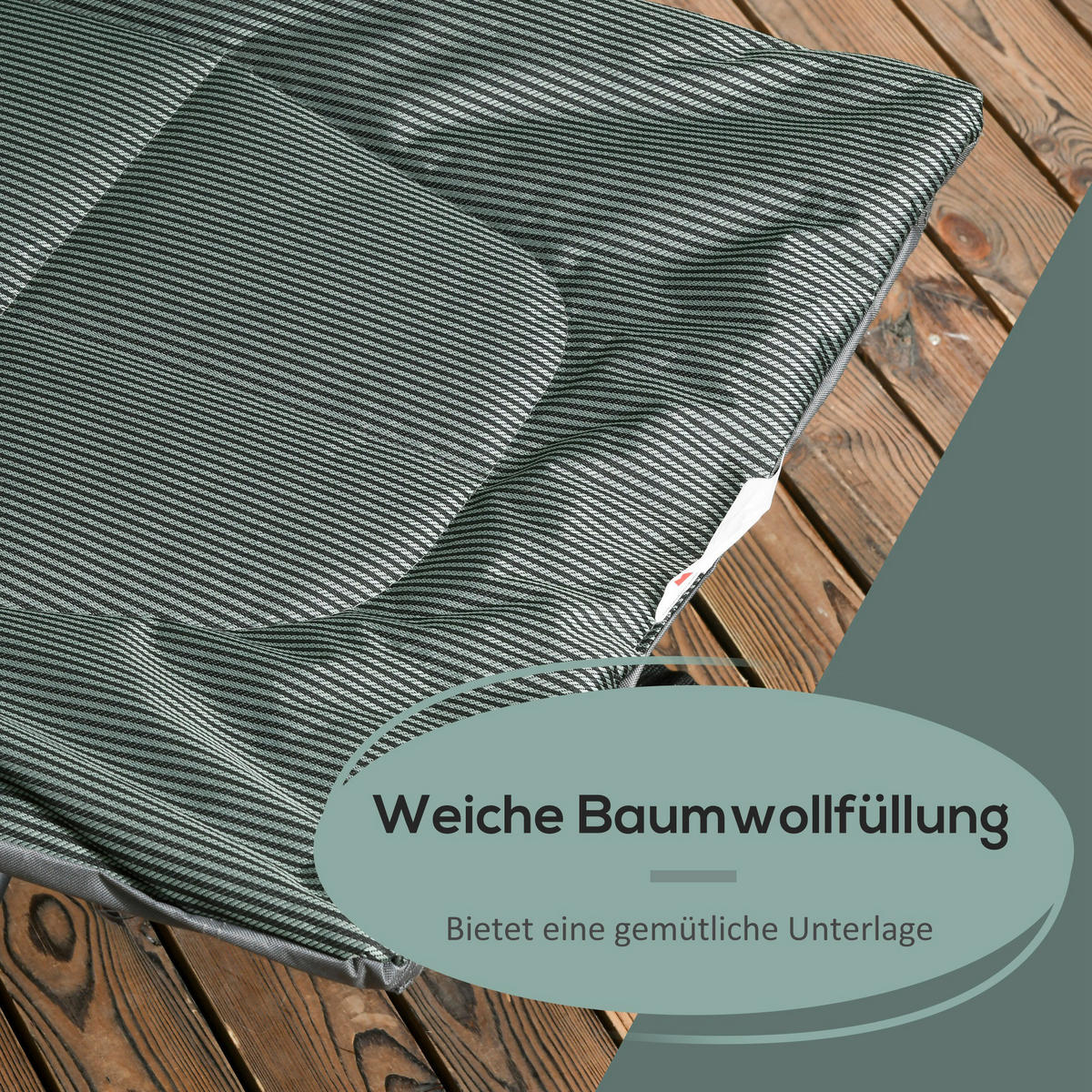 Outsunny Campingartikel B/H/L: ca. 186x68x48 cm Feldbett - grau (48,00/186,00/68,00cm) - Outsunny