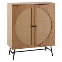 Sideboard natur Eiche Optik B/H/T: ca. 80x103x39 cm Sideboard - natur (80,00/103,00/39,00cm) - Wohnling