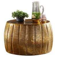Couchtisch gold H: ca. 36 cm Couchtisch - gold (36,00cm) - Wohnling