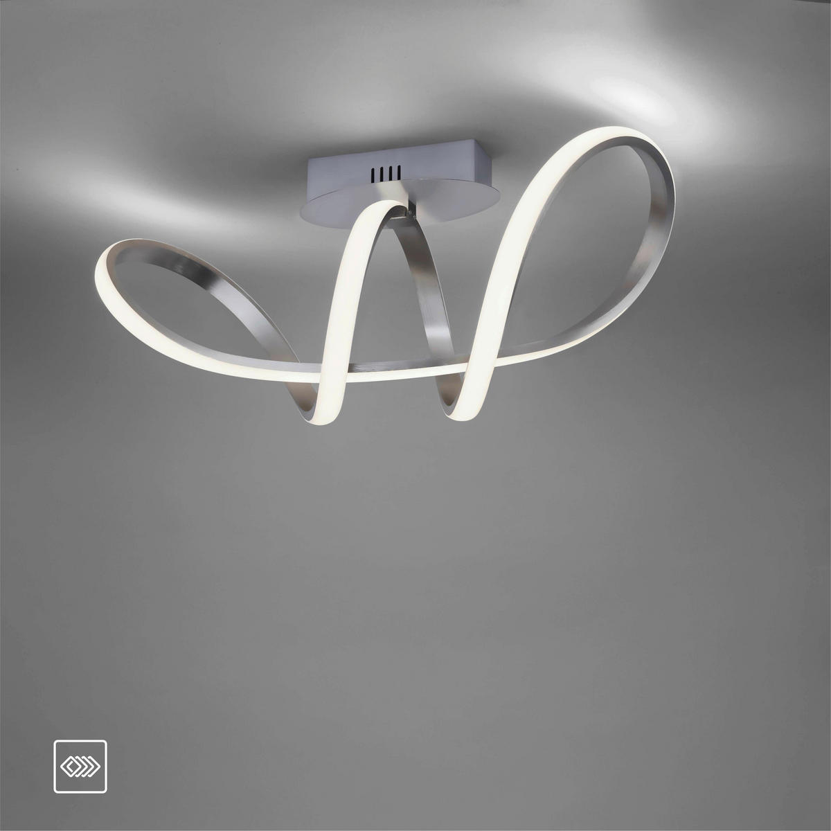 Just Light LED-Deckenleuchte MARIA 15403-95 Kunststoff Aluminium B/H/T: ca. 24,5x27x61 cm 1 Brennstellen MARIA - (24,50/27,00/61,00cm) - Just Light
