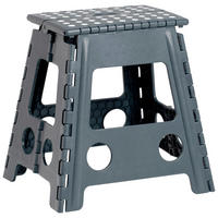 Zeller Klapphocker anthrazit B/H/L: ca. 31x39x38,5 cm Klapphocker - anthrazit (38,50/31,00/39,00cm) - Zeller