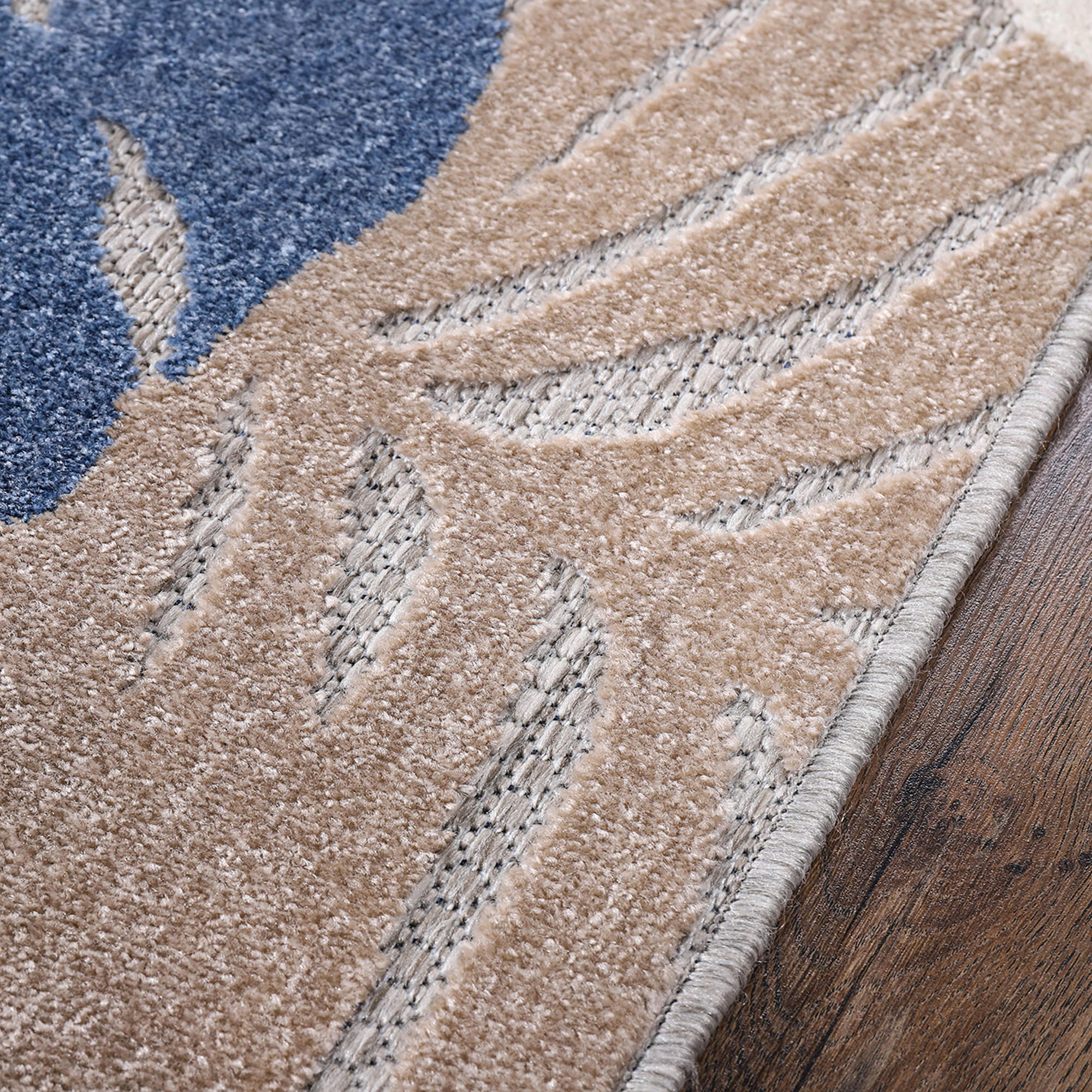 Thumbnail - Sanat Outdoorteppich FLORAL beige B/L: ca. 80x150 cm