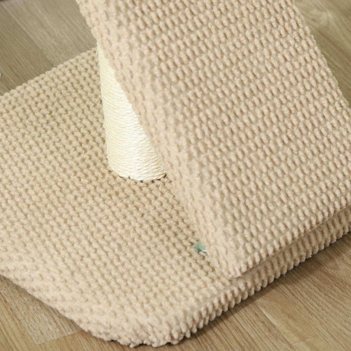 PawHut Kratzstamm braun Polyester B/H/L: ca. 33x54x33 cm Kratzstamm - braun (33,00/33,00/54,00cm) - PawHut