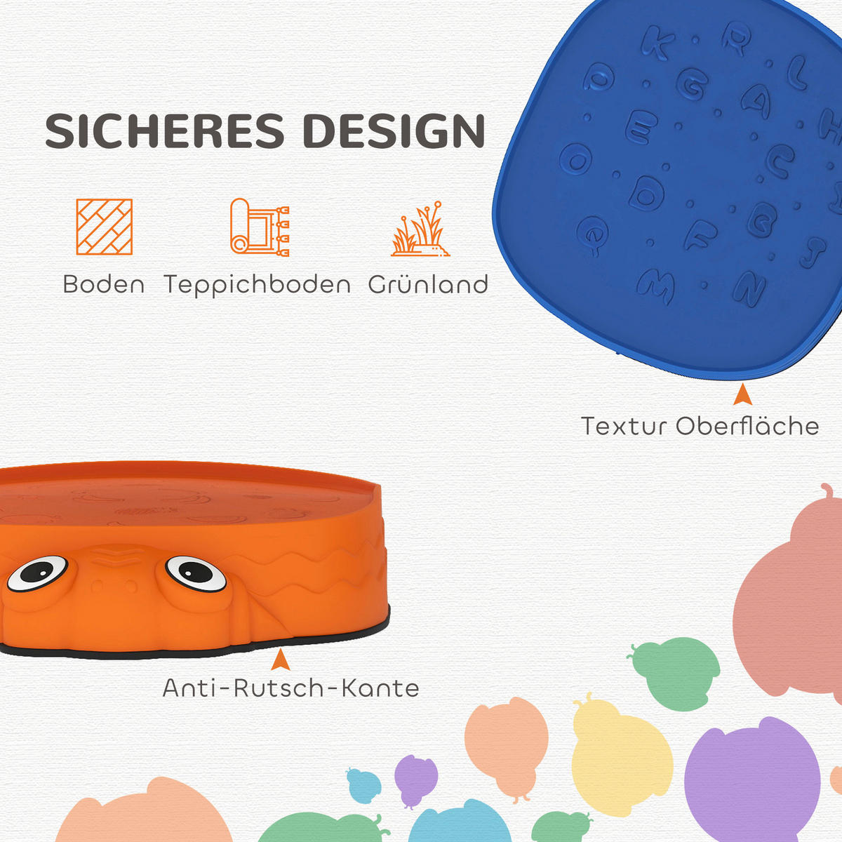 AIYAPLAY Balanciersteine mehrfarbig B/H/L: ca. 33,5x28x37,8 cm Balanciersteine - mehrfarbig (37,80/33,50/28,00cm) - AIYAPLAY