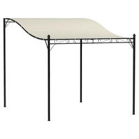 Outsunny Anbaupavillon cremeweiß Metall B/H/L: ca. 298x250x248 cm Anbaupavillon - cremeweiß (248,00/298,00/250,00cm) - Outsunny