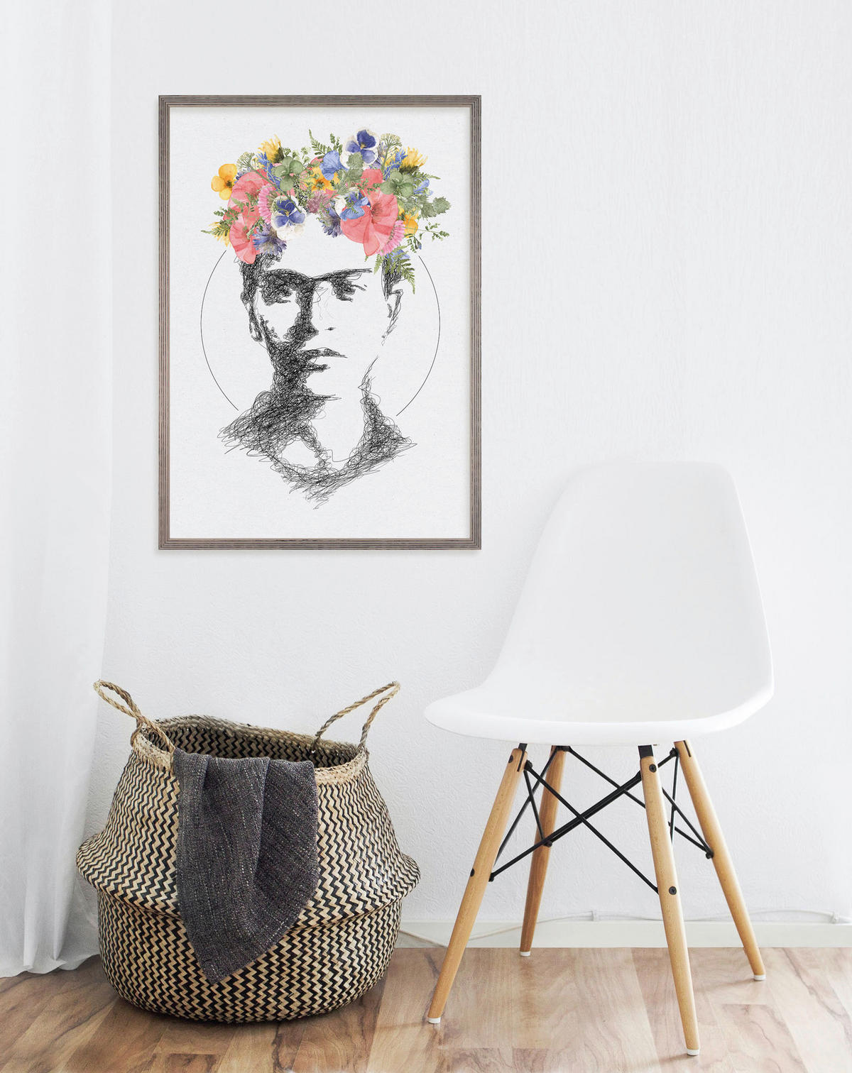 Komar Poster Leticia Fineline Frau B/L: ca. 50x70 cm Leticia Fineline - (50,00/70,00cm) - Komar