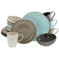 CreaTable Kombiservice Nature Scandinavia multicolor Keramik 16 tlg. Nature Scandinavia - multicolor - CreaTable