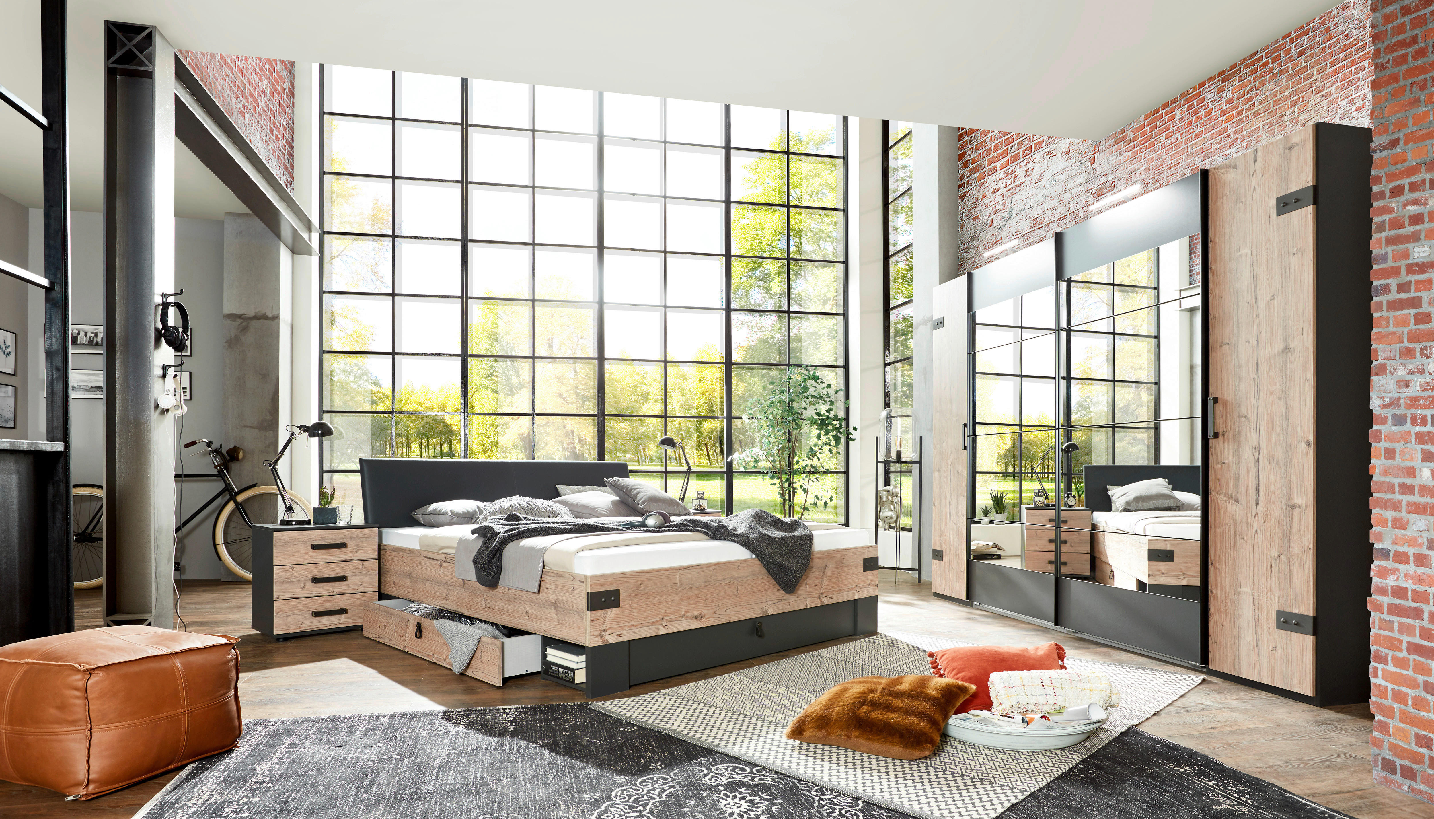 Bett Stockholm  B/H: ca. 180x200 cm Stockholm - (180,00/200,00cm)
