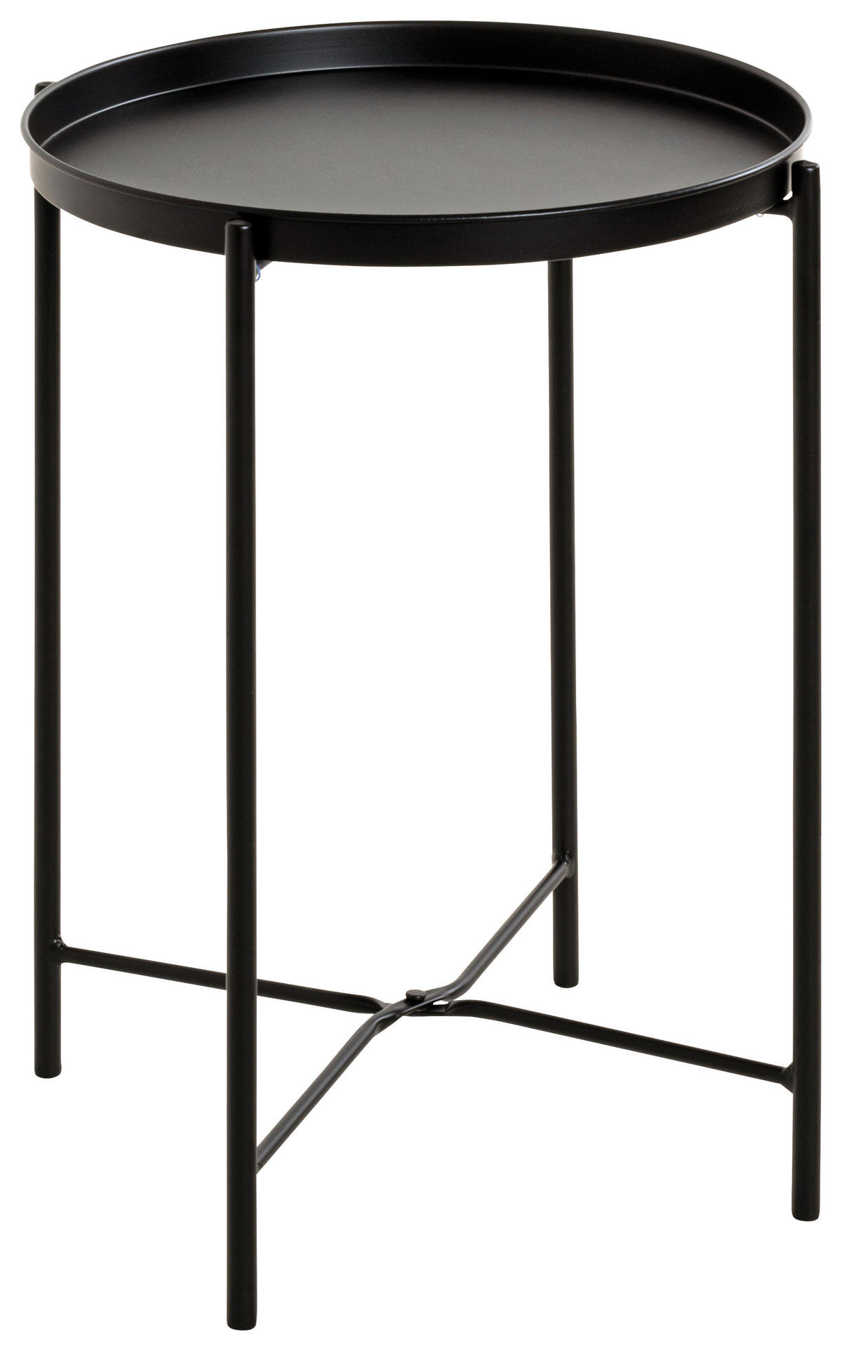 Beistelltisch  schwarz H/D: ca. 50x39 cm Meike_Beistelltisch 25566 - schwarz (39,00/50,00cm)