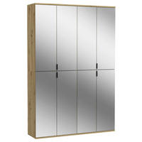 Garderobe PROJEKT Eiche Artisan Nachbildung Spiegel B/H/T: ca. 122x193x34 cm PROJEKT - Eiche (122,00/193,00/34,00cm) - xonox.home