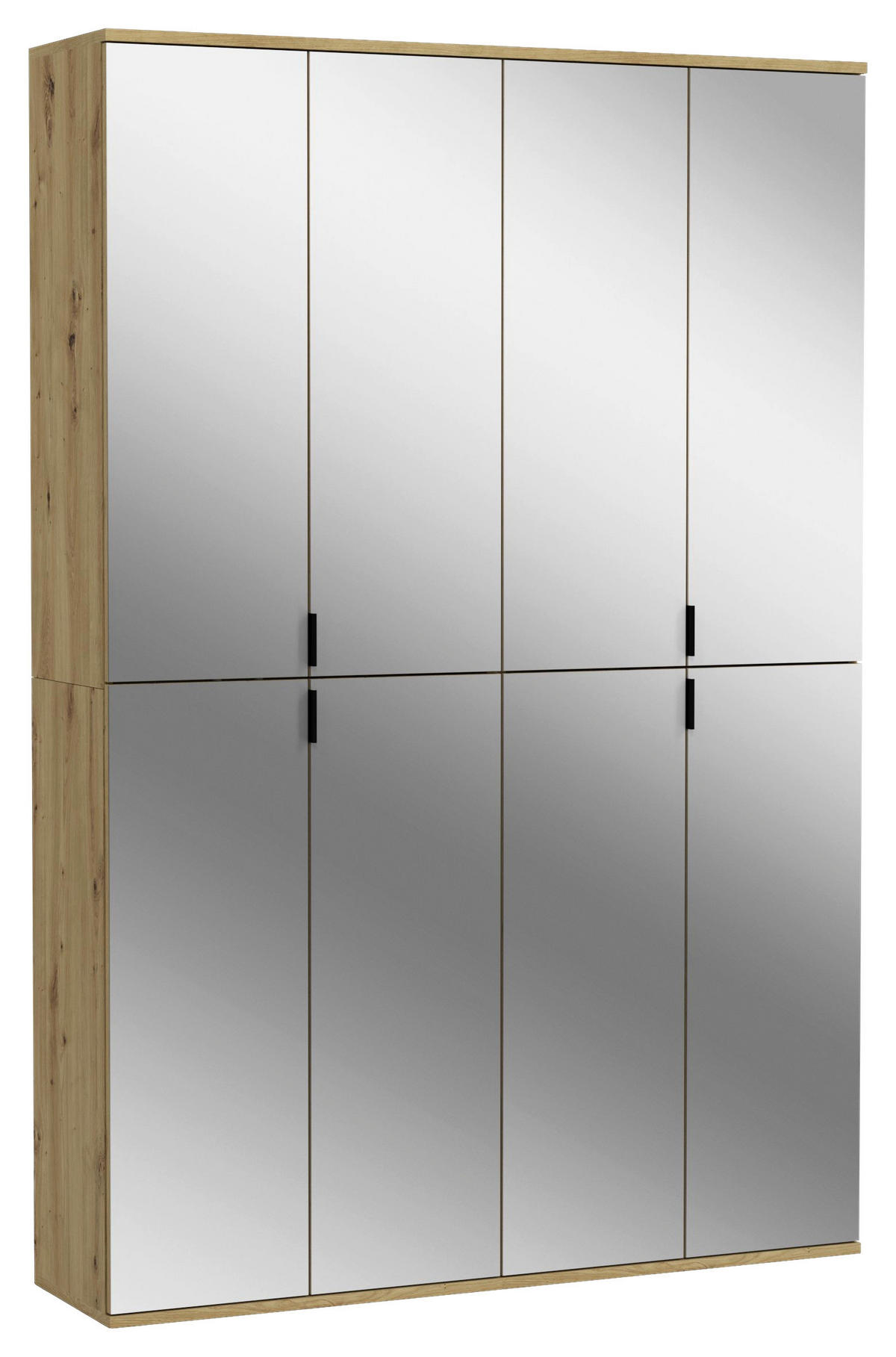Garderobe PROJEKT Eiche Artisan Nachbildung Spiegel B/H/T: ca. 122x193x34 cm PROJEKT - Eiche (122,00/193,00/34,00cm) - xonox.home