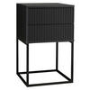 Graphit B/H/T: ca. 40x65x39 cm Marle_Nachtkonsole - Graphit/schwarz (40,00/65,00/39,00cm)