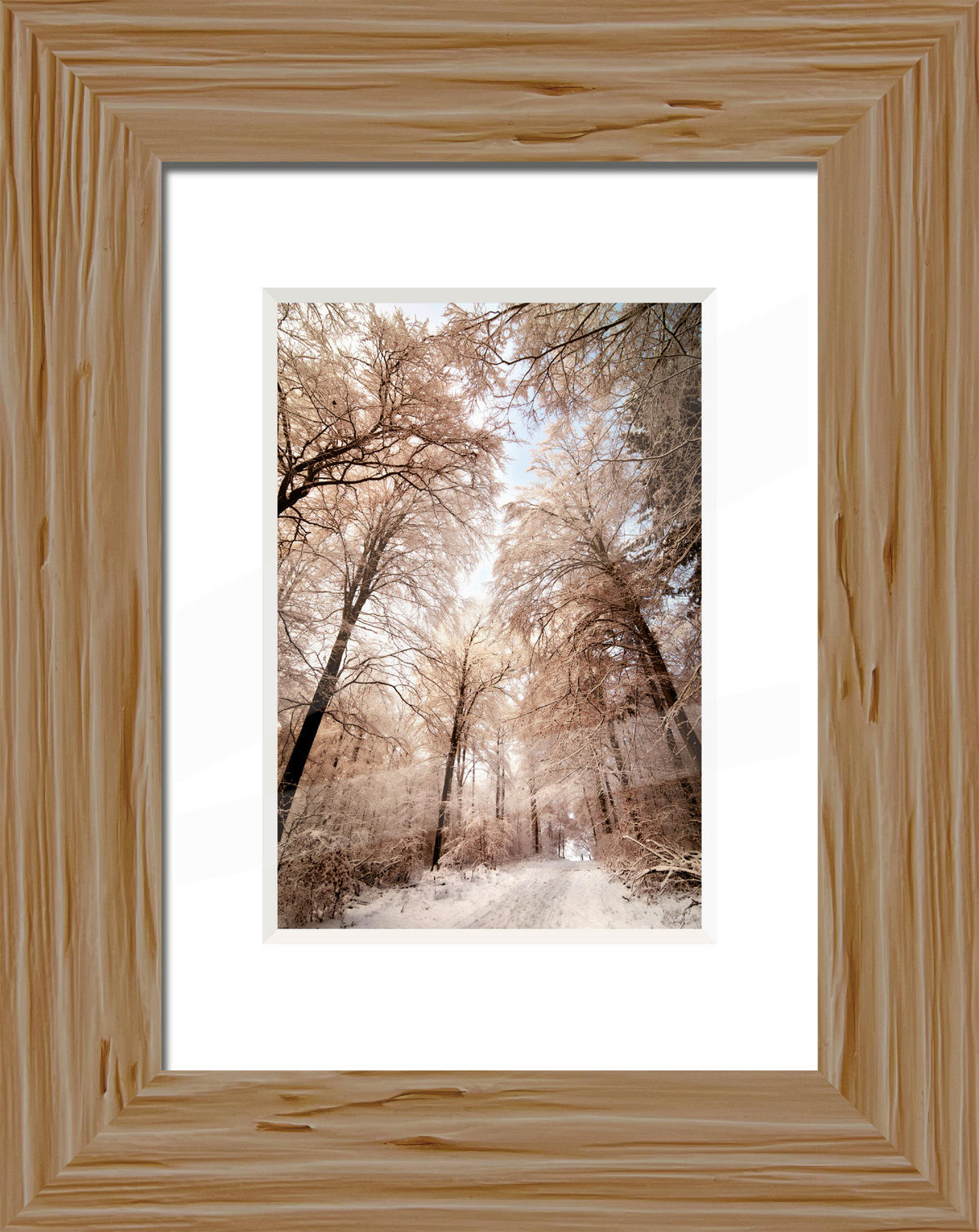 Bilderrahmen natur Holz B/L: ca. 13x18 cm Holzrahmen_Nordic 13x18 - natur (13,00/18,00cm)