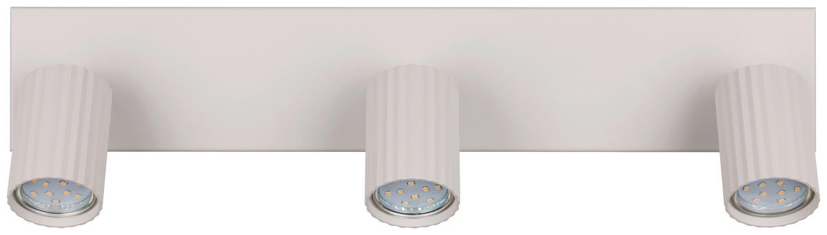 Reality Leuchten Spots grau Metall B/H/L: ca. 50x14,5x9 cm GU10 3 Brennstellen Spot_Soka_3 - grau (9,00/50,00/14,50cm) - Reality Leuchten