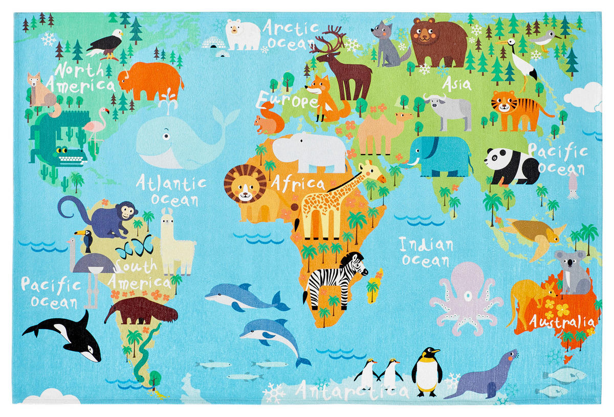 Obsession Kinderteppich My Fun Kids My Fun Kids - (120,00/170,00cm) - Obsession