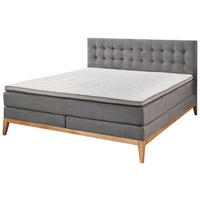 Boxspringbett Westwood grau Liegefläche B/L: ca. 180x200 cm Westwood - grau (180,00/61,00/214,00cm)