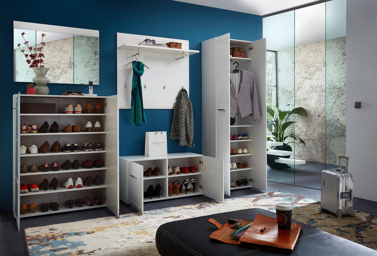 Schuhschrank Adana B/H/T: ca. 89x120x37 cm Adana - weiß (89,00/120,00/37,00cm)