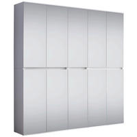 Garderobenschrank Mirror weiß B/H/T: ca. 185x191x34 cm Mirror - weiß (185,00/191,00/34,00cm) - Trendteam