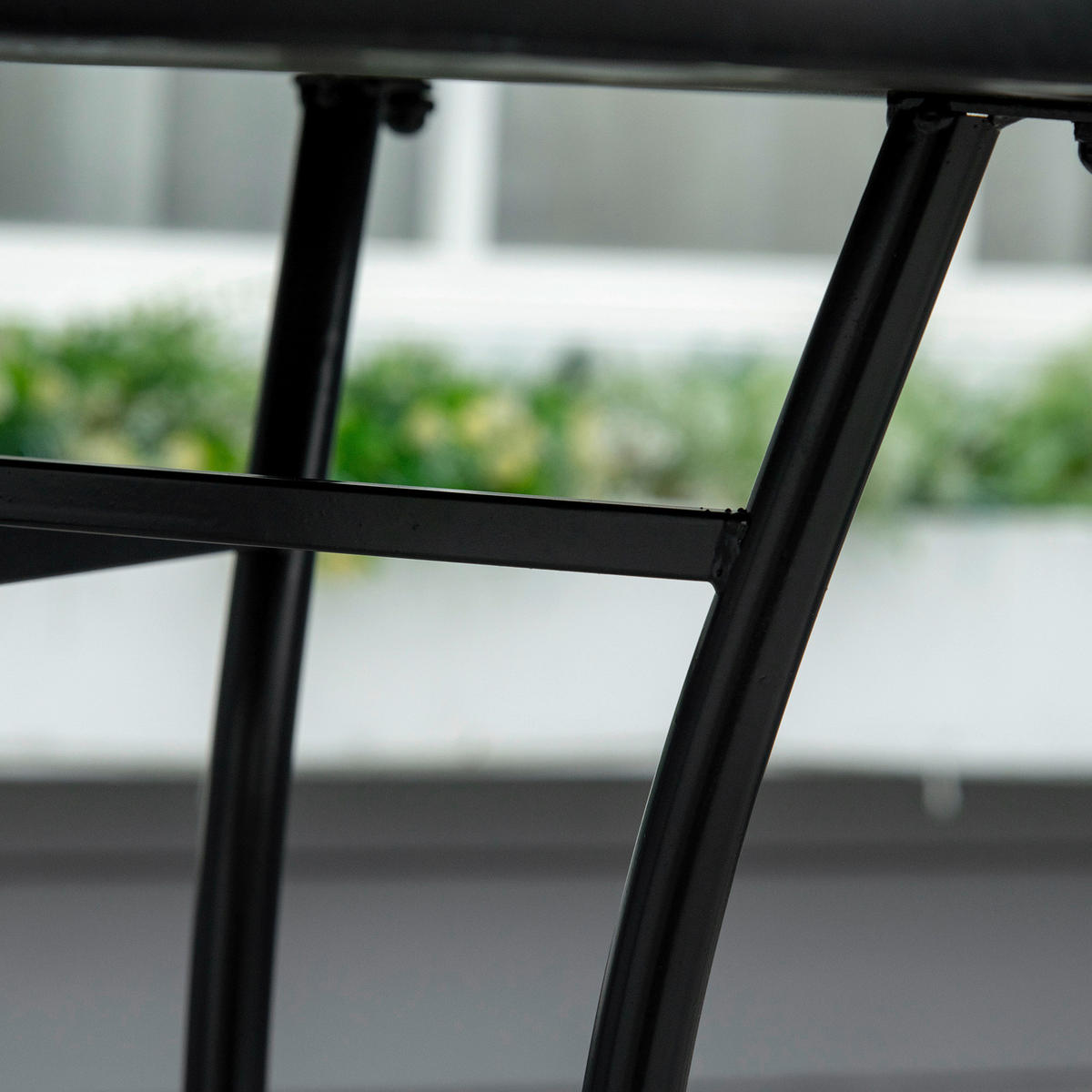 Outsunny Gartentisch bunt Metall H/D: ca. 71x60 cm Gartentisch - bunt (60,00/71,00cm) - Outsunny