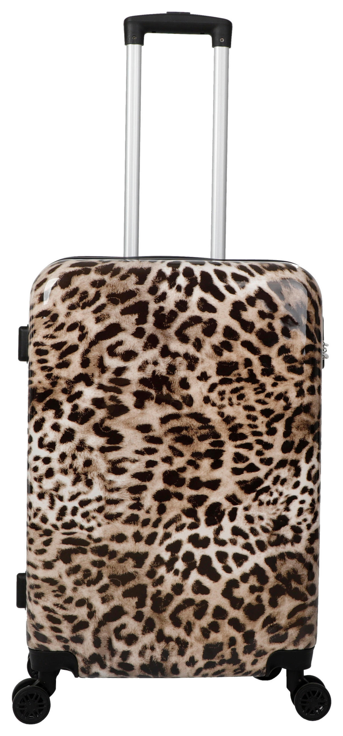 MICHELINO Koffer braun Kunststoff Hartschalenkoffer_XL - braun - MICHELINO