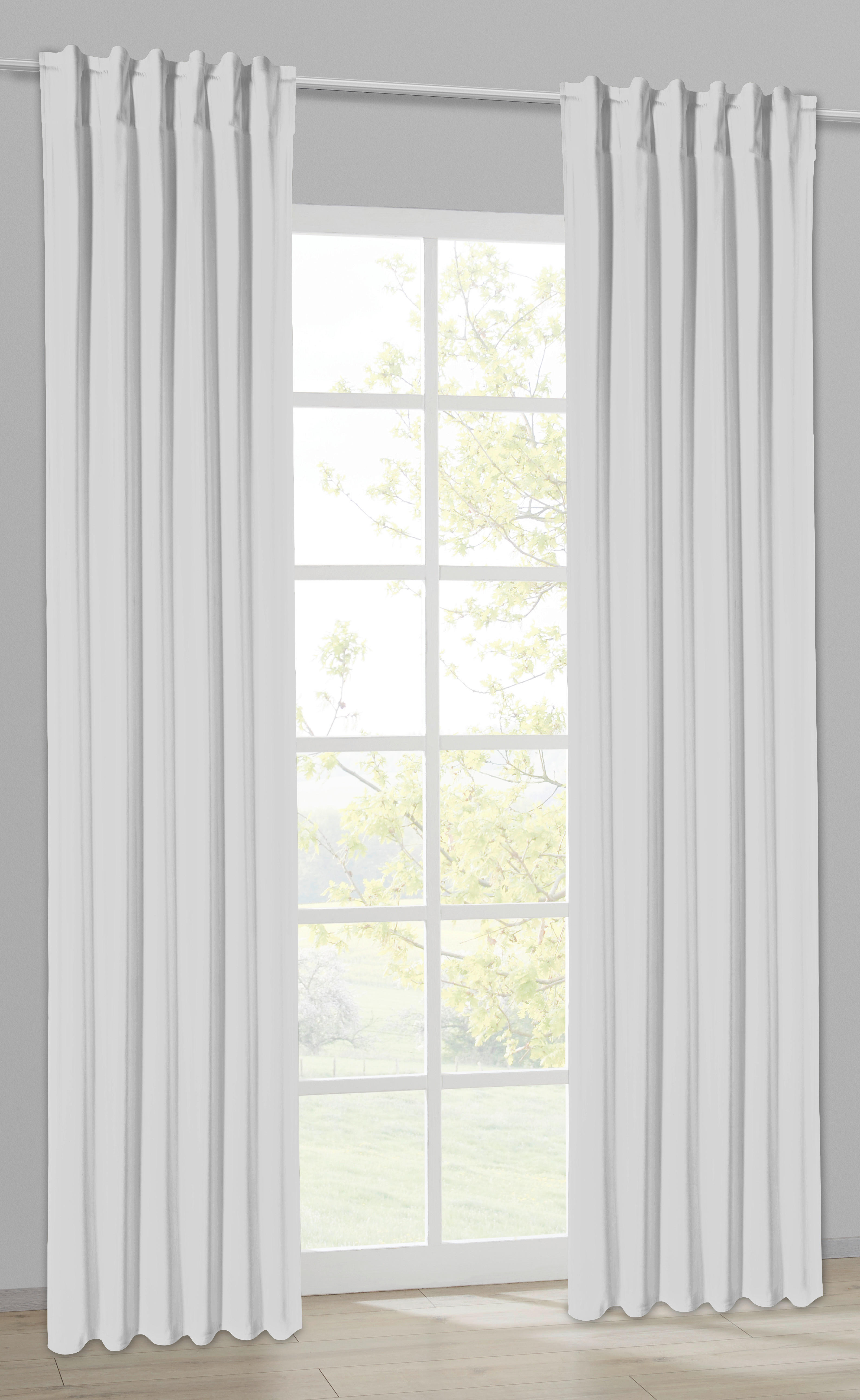 Verdunklungsvorhang Tim schwarz B/L: ca. 135x245 cm Tim - schwarz/silber (135,00/245,00cm) - Sensation