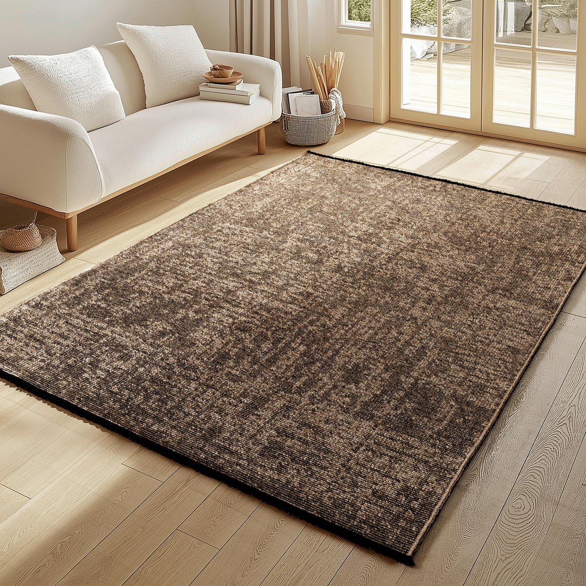 Ayyildiz Teppich SPACE braun B/L: ca. 140x200 cm SPACE - braun (140,00/200,00cm) - Ayyildiz