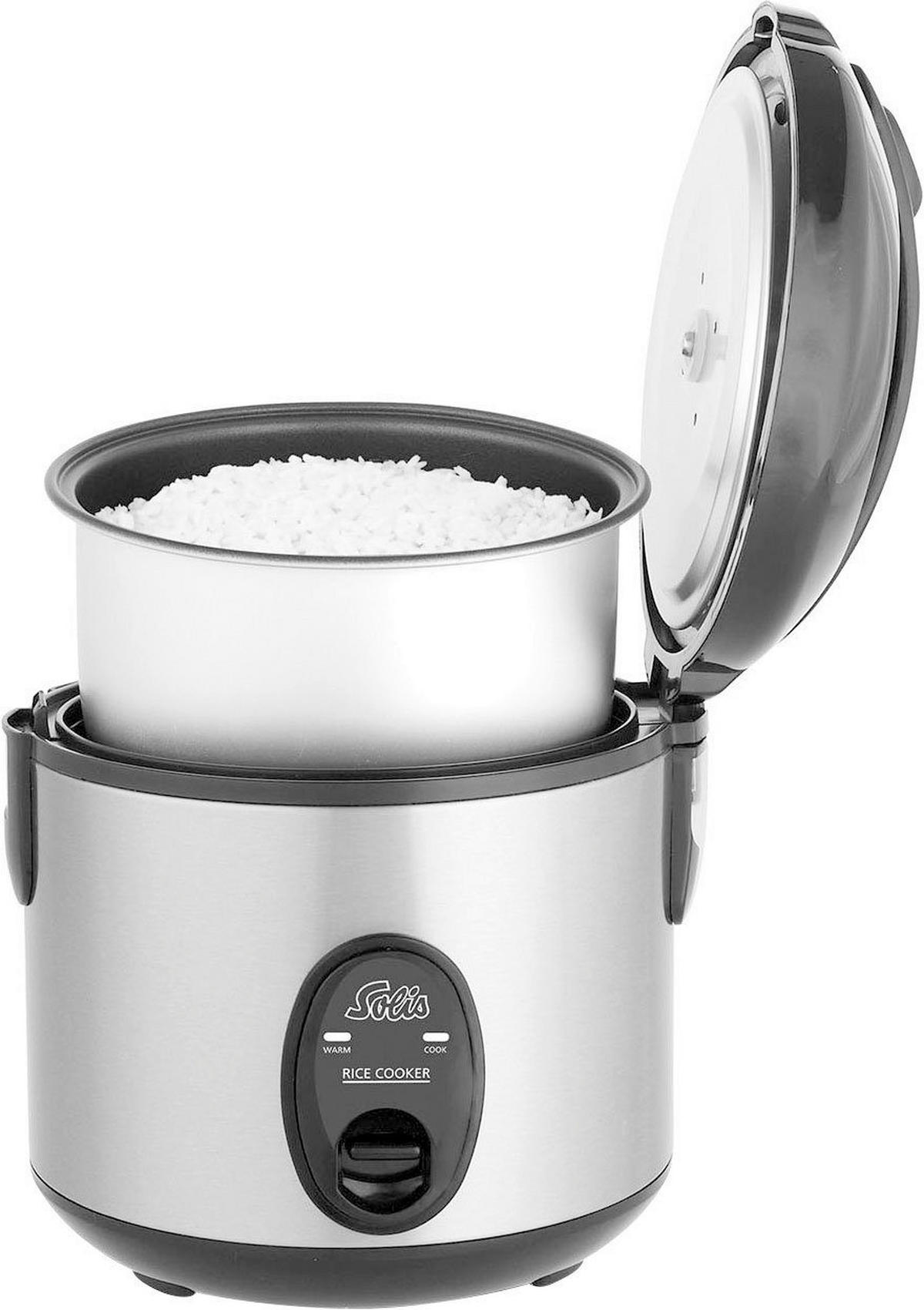 Solis Reiskocher schwarz Edelstahl Compact - schwarz - Solis