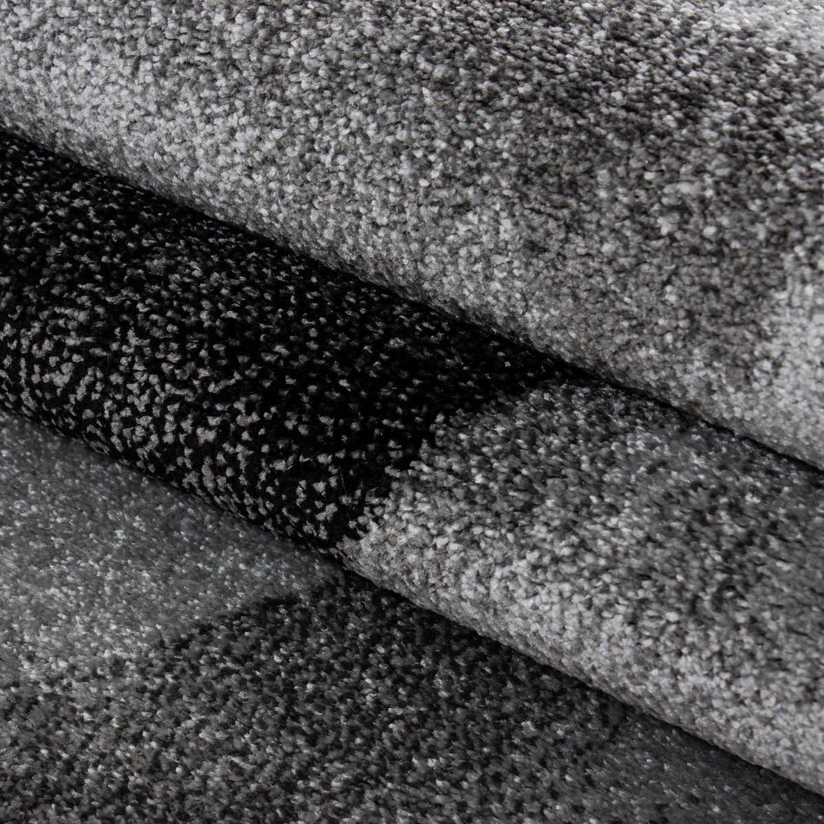 Ayyildiz Teppich LUCCA schwarz B/L: ca. 80x150 cm LUCCA - schwarz (80,00/150,00cm) - Ayyildiz